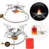 Camping Gas Stove Burner Split Ultralight Cookware Furnace for Outdoor Camping Equipment Hiking Backpacking Picnic Stove Head