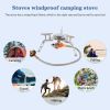 Camping Gas Stove Burner Split Ultralight Cookware Furnace for Outdoor Camping Equipment Hiking Backpacking Picnic Stove Head