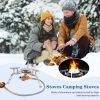 Camping Gas Stove Burner Split Ultralight Cookware Furnace for Outdoor Camping Equipment Hiking Backpacking Picnic Stove Head